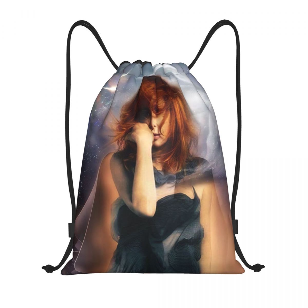 Women Bags Farmers - Mylene Farmer Drawstring Backpack Women Men
