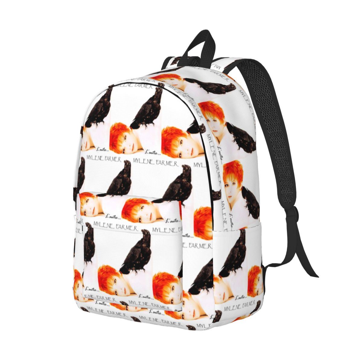 Women Bags Farmers - Mylene Farmer Backpack Daypack Large Capacity
