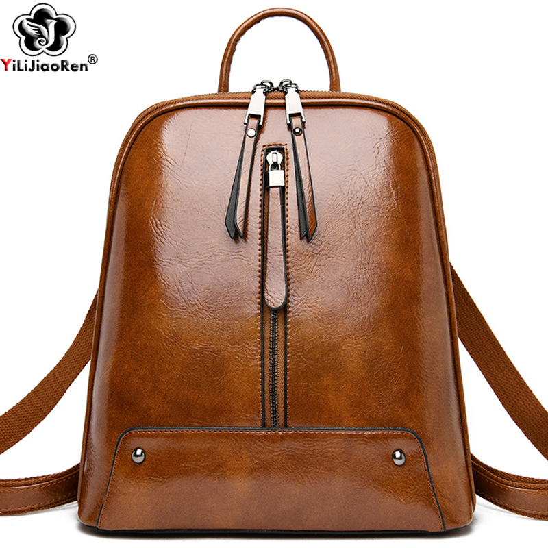 Women Bags Medium Size - Phụ Nữ Ba Lô Da Thời