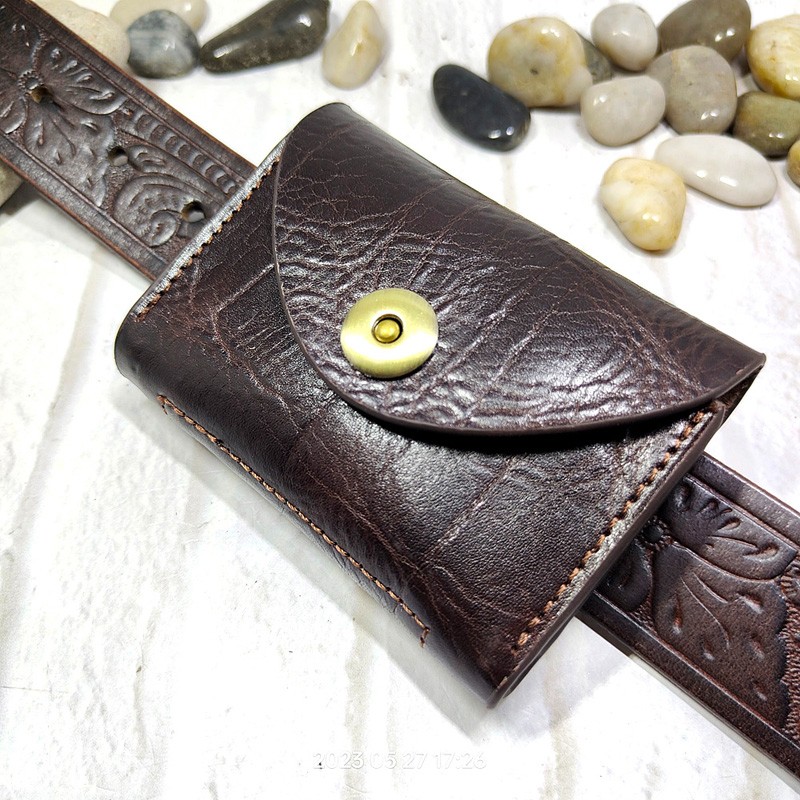 Saddle Bag Leather - Blongk Mini Eo Túi Mỏng Dạng