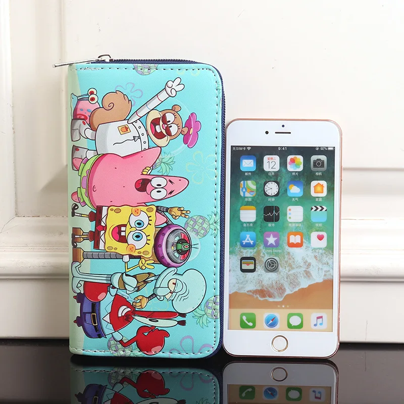 Women Bags Medium Size - New SpongeBob SquarePants Long Wallet for