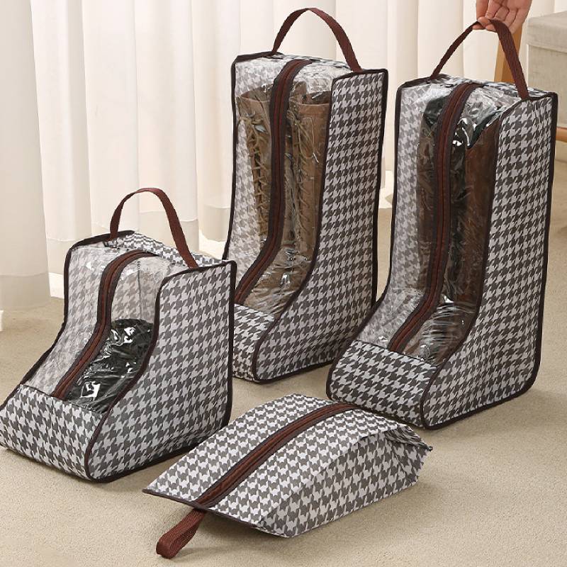 Women Bags And Shoes - Tall Boot Storage Bags with Clear