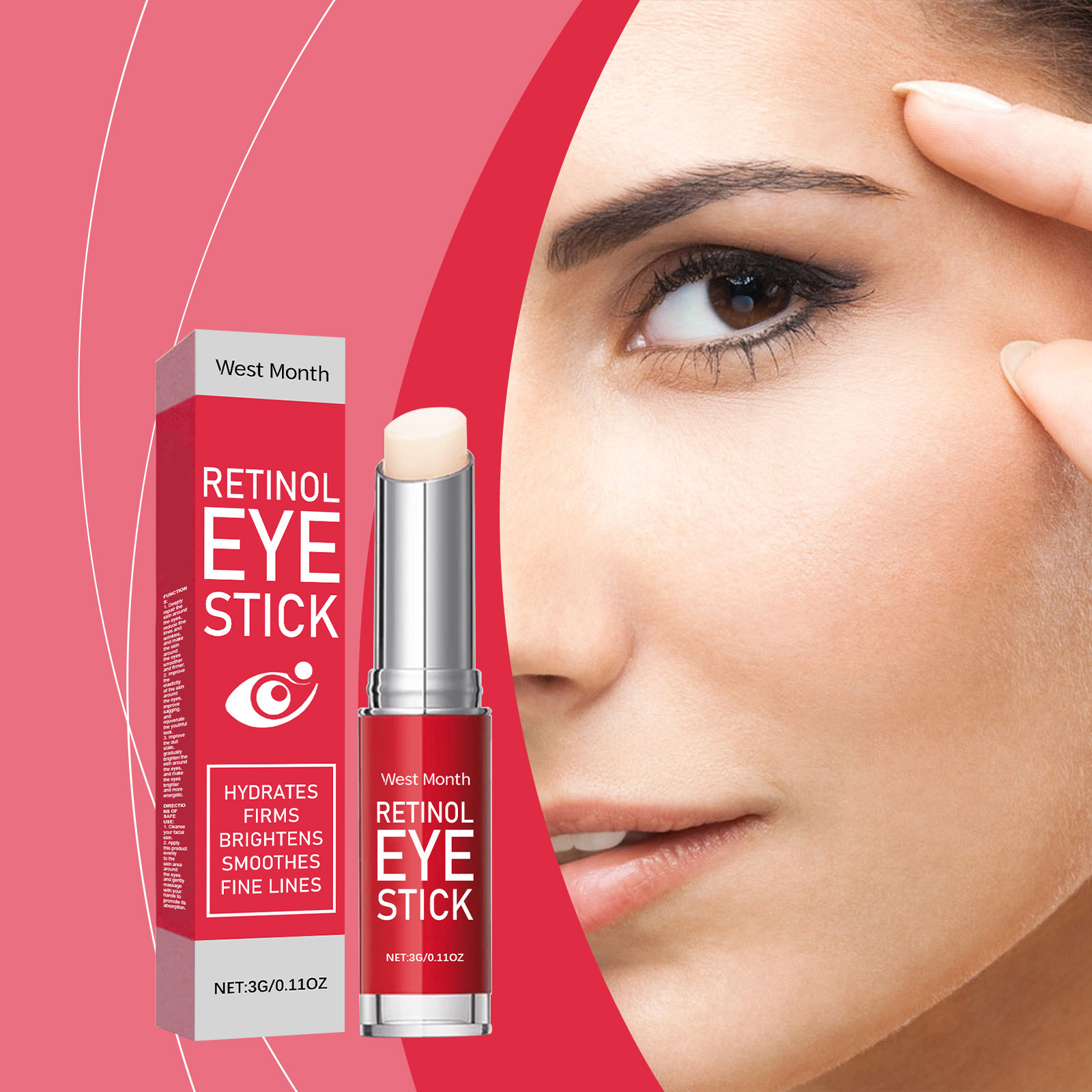 Retinol Eye Stick With Collage - đánh giá và giá Women Bags Under Eyes