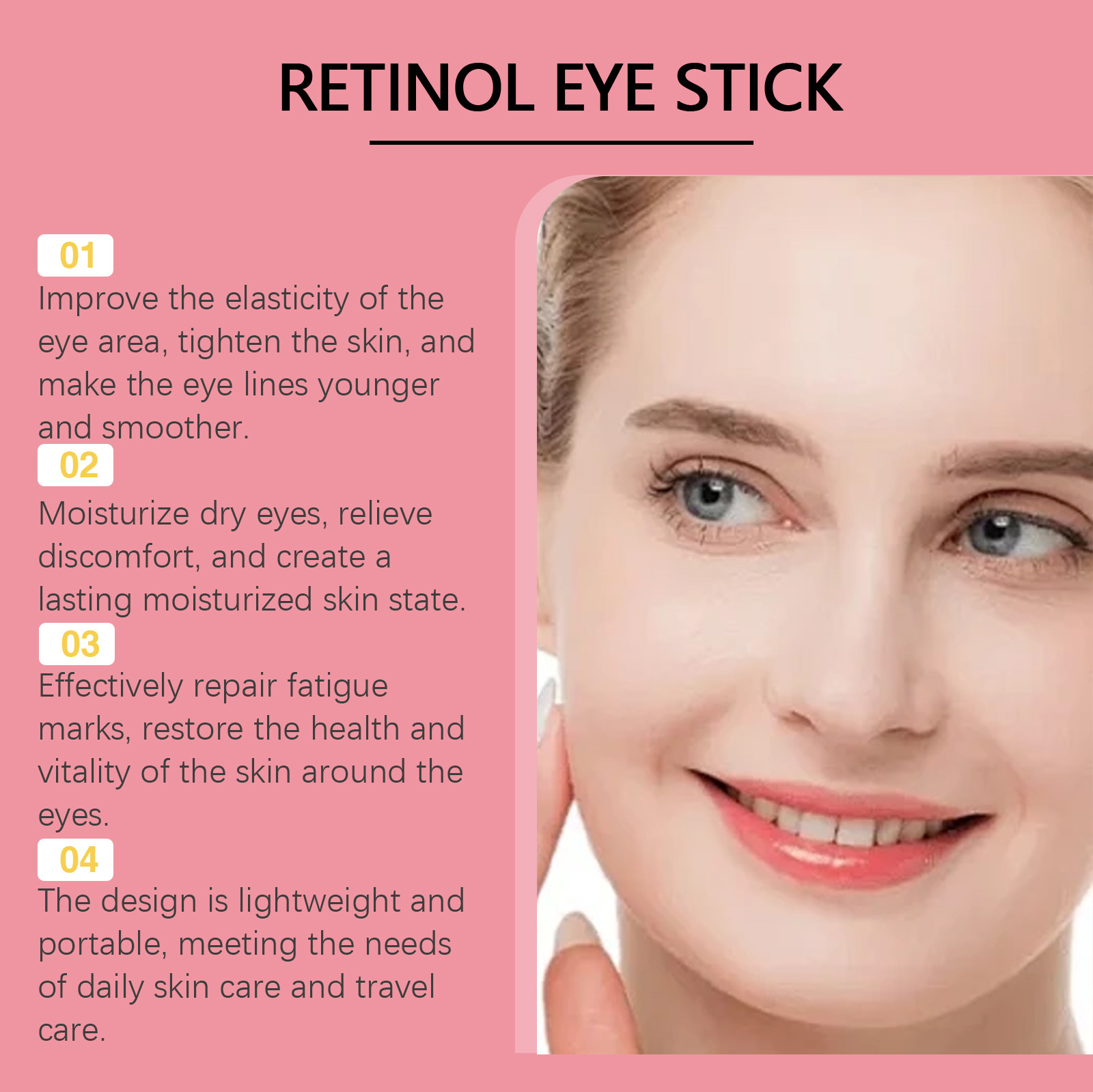 Retinol Eye Stick With Collage - đánh giá và giá Women Bags Under Eyes