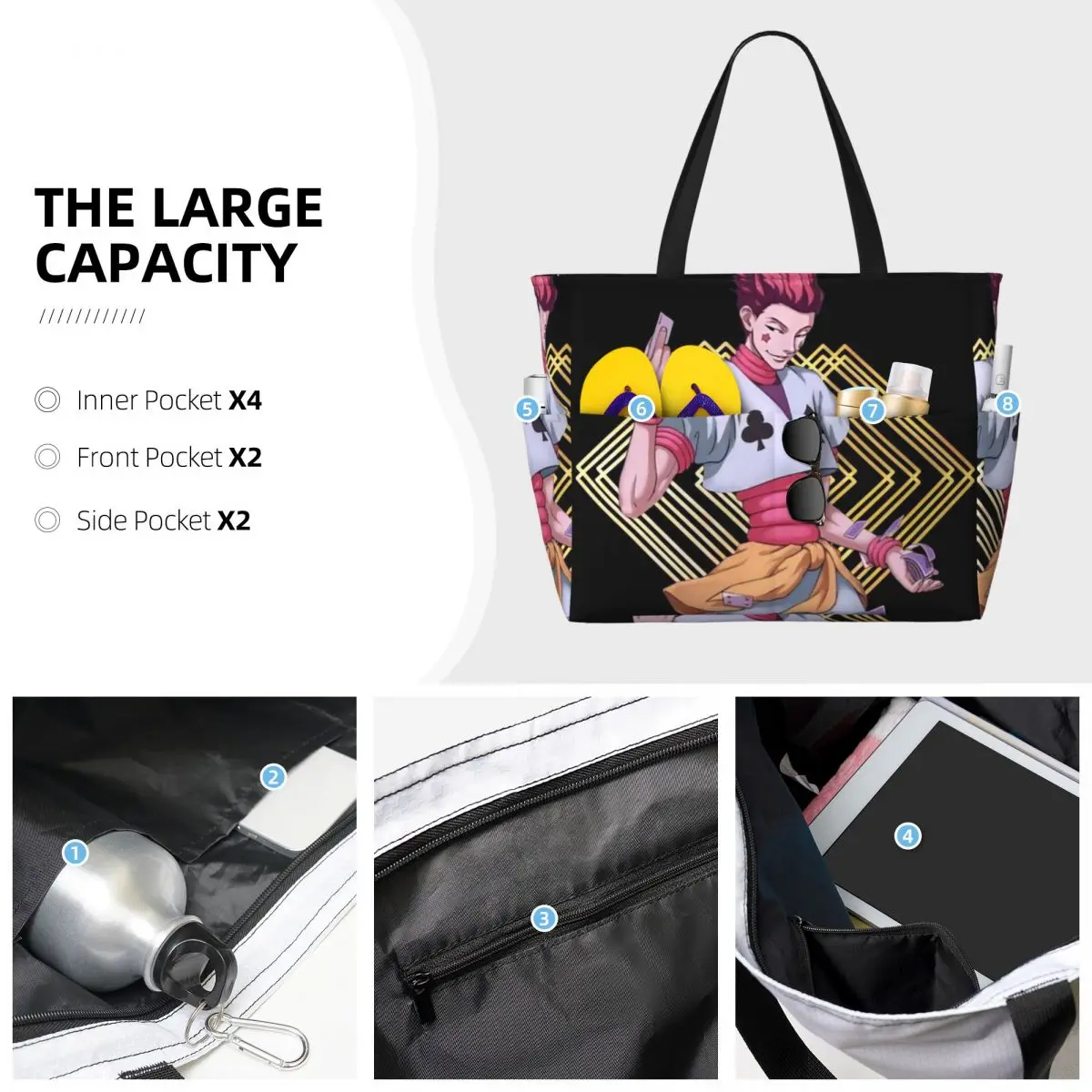 Hisoka Anime Hunter X Hunter P - đánh giá và giá Women X Bags