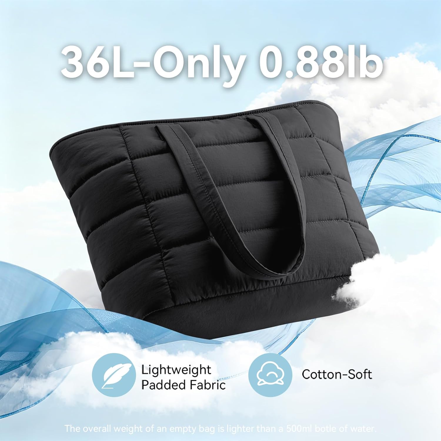 Puffer Tote Bag for Women, Lig - đánh giá và giá Women Bags Work