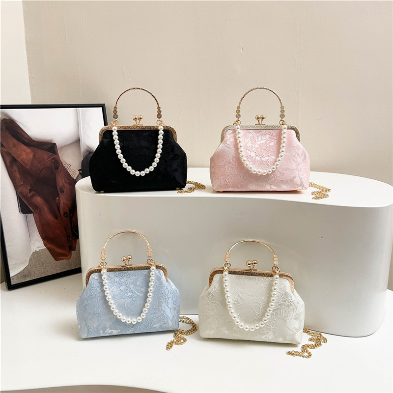 Vintage Classic Lace Bag pearl - đánh giá và giá Women'S Evening Bags