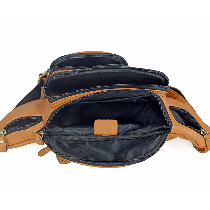 Men Genuine Leather Waist Pack - đánh giá và giá Saddle Bag Leather