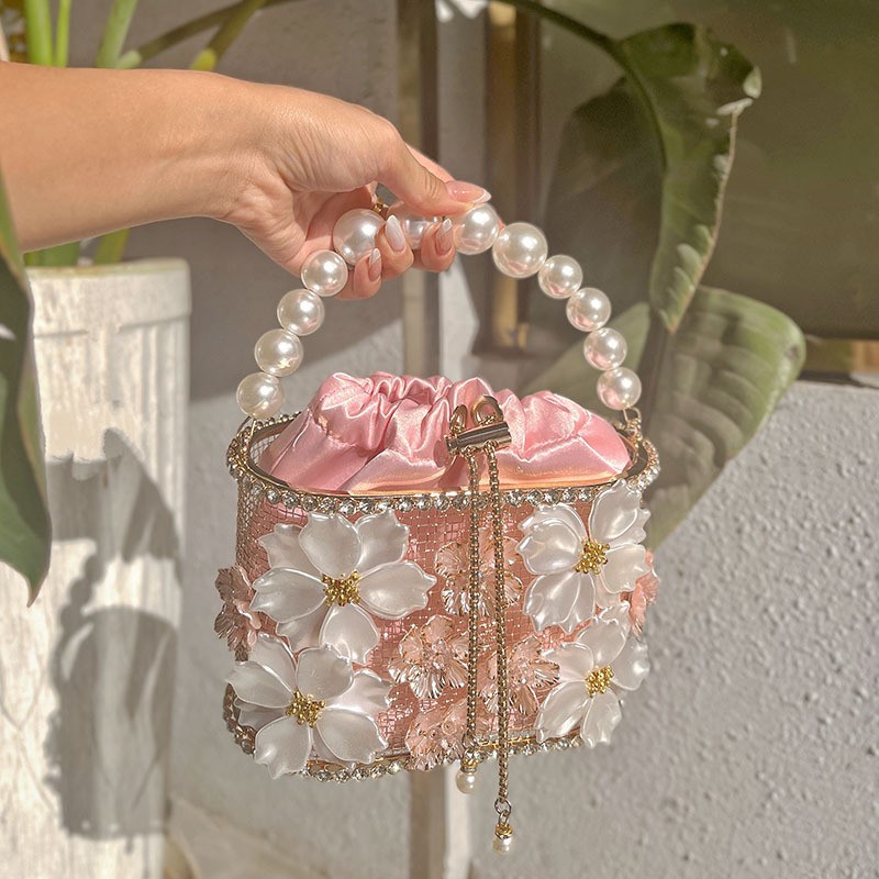 Hollow Out Metal Cage Handbag  - đánh giá và giá Women'S Evening Bags
