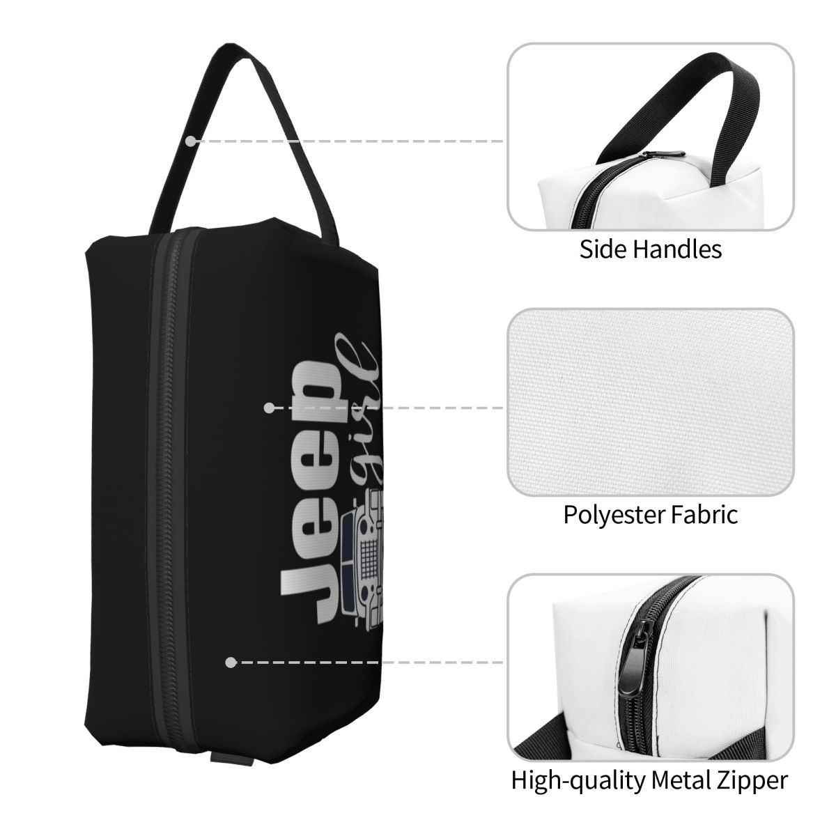 Jeep Girl Makeup Bag Cosmetic  - đánh giá và giá Women'S Jeep Bags