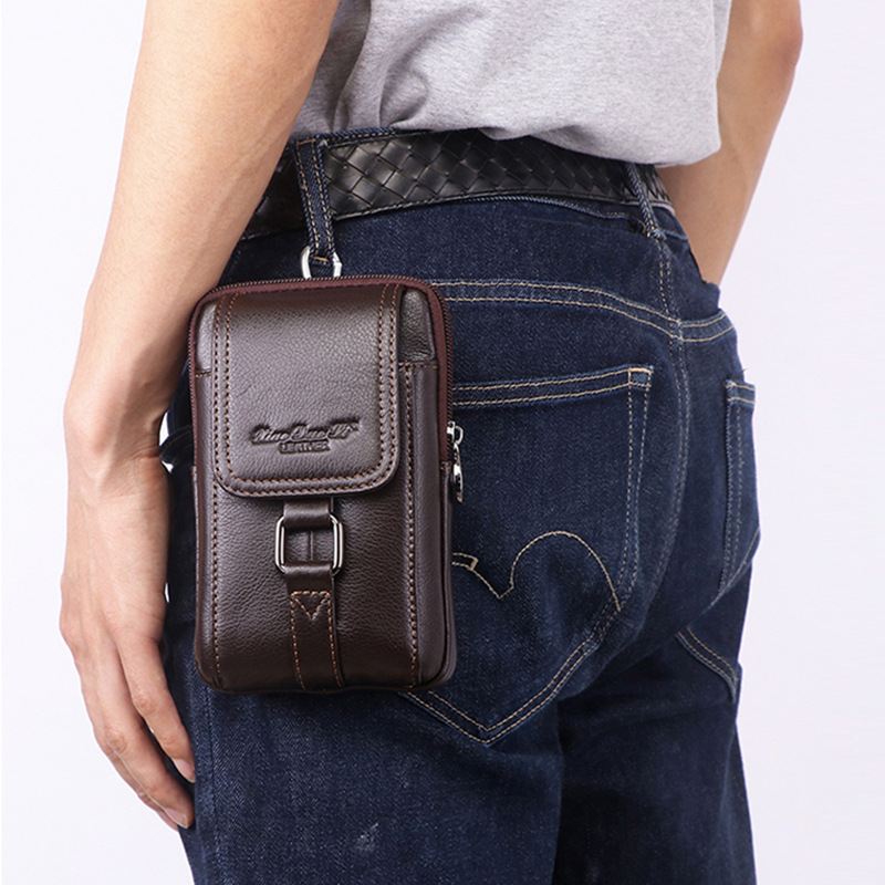 Men Cell/Mobile Phone Case Wai - đánh giá và giá Saddle Bag Leather