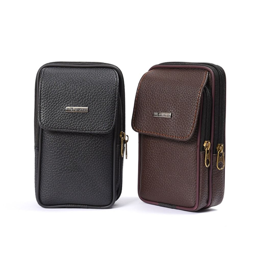 Casual PU Leather Men Waist Ba - đánh giá và giá Saddle Bag Leather