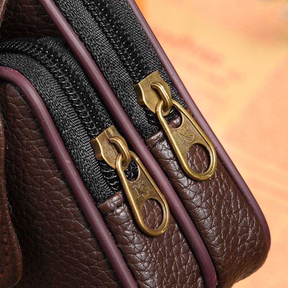 Casual PU Leather Men Waist Ba - đánh giá và giá Saddle Bag Leather
