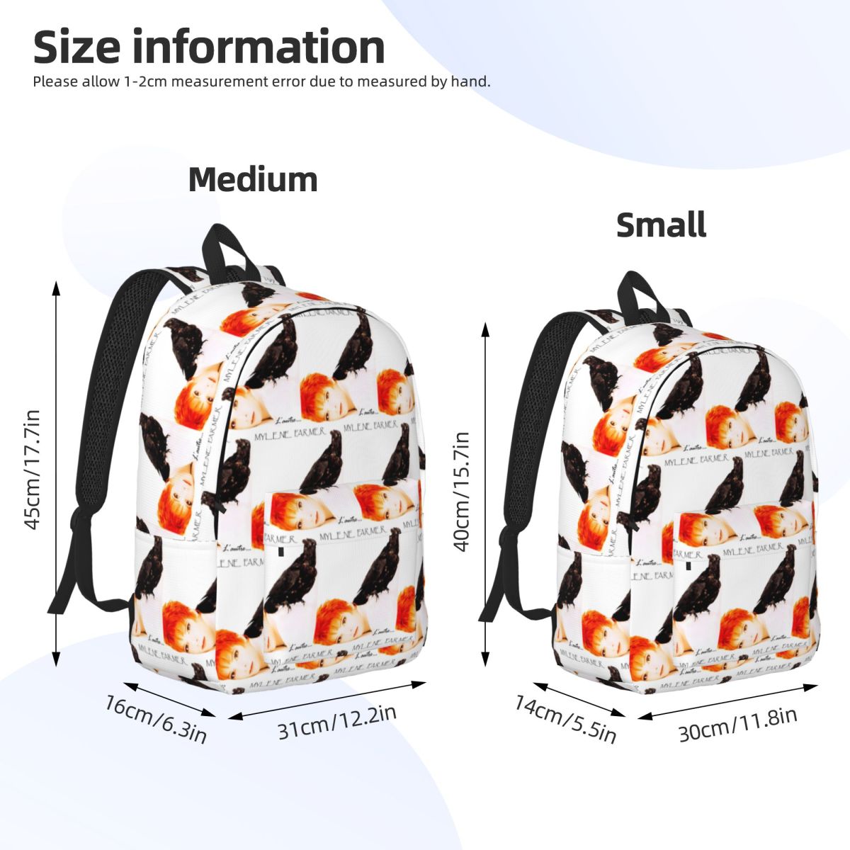 Mylene Farmer Backpack Daypack - đánh giá và giá Women Bags Farmers