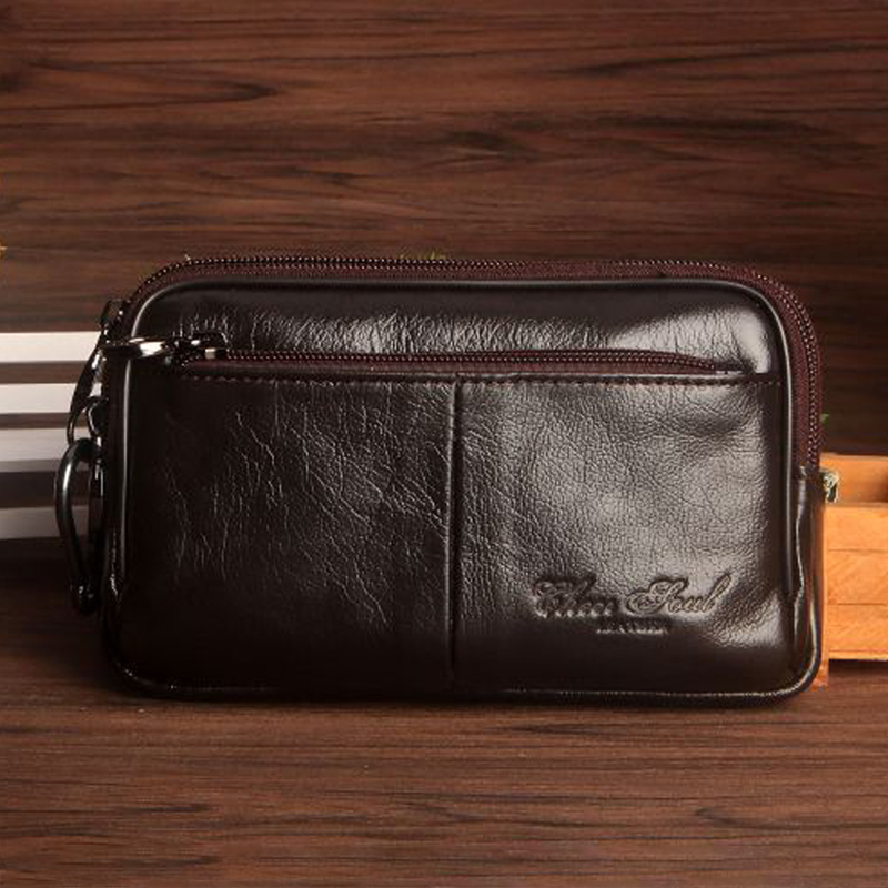 Men Clutch Waist Pack Bag Cell - đánh giá và giá Saddle Bag Leather