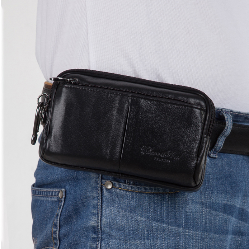 Men Clutch Waist Pack Bag Cell - đánh giá và giá Saddle Bag Leather
