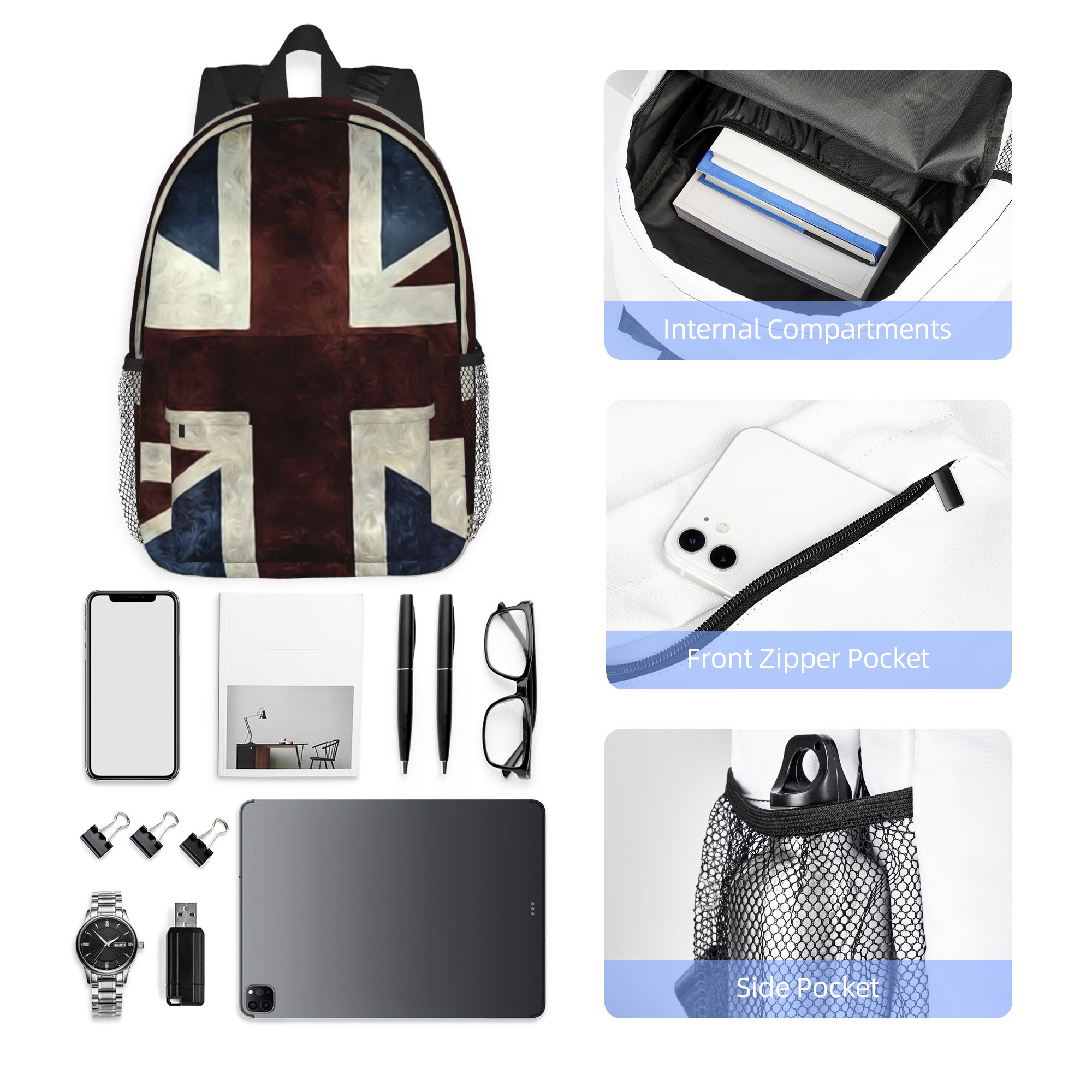 Union Jack Flag Of The UK Back - đánh giá và giá Women Bags Uk Sale