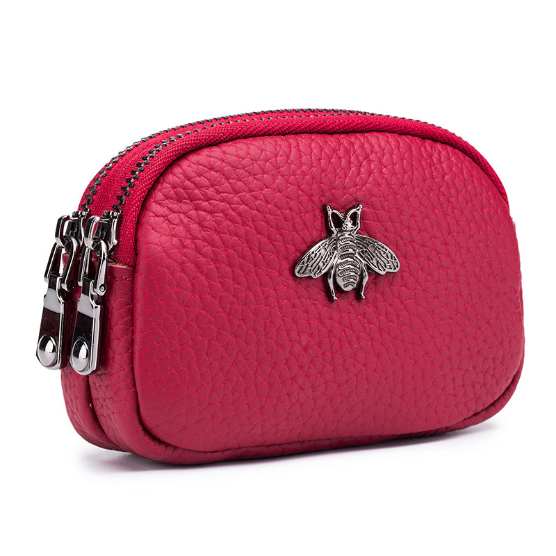 Women Cowhide Double Zipper Po - đánh giá và giá Women Bags Ck