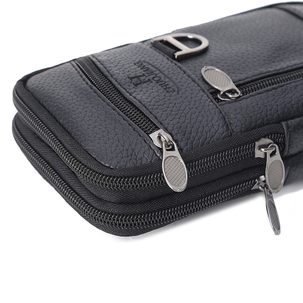 Men Waist Bag Mobile Phone Bag - đánh giá và giá Saddle Bag Leather