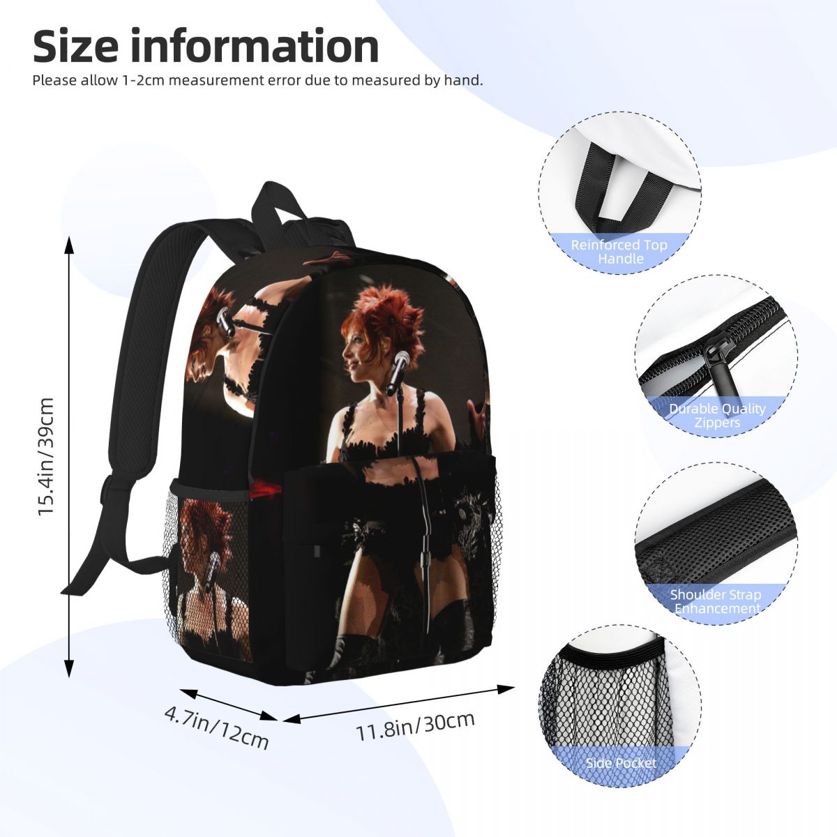 Mylene Farmer Backpack Student - đánh giá và giá Women Bags Farmers