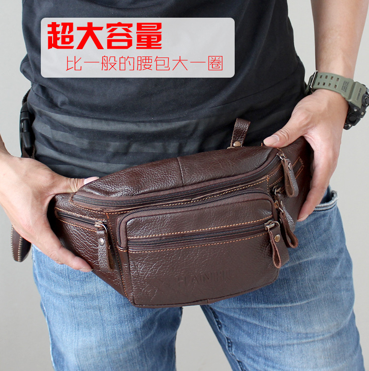 Genuine Cowhide Leather Waist  - đánh giá và giá Saddle Bag Leather