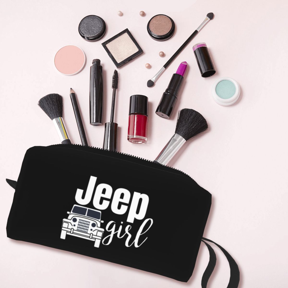 Jeep Girl Makeup Bag Cosmetic  - đánh giá và giá Women'S Jeep Bags