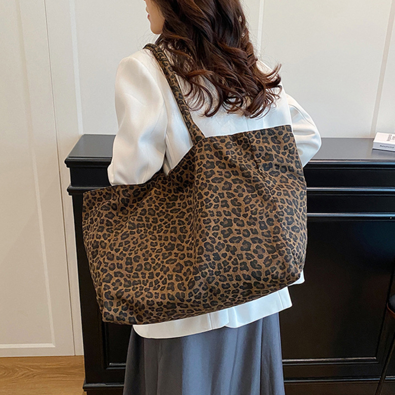 Women Leopard Print Tote Bag Y - đánh giá và giá Women Bags Work