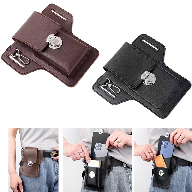 Fashion Men Multi-function PU  - đánh giá và giá Saddle Bag Leather
