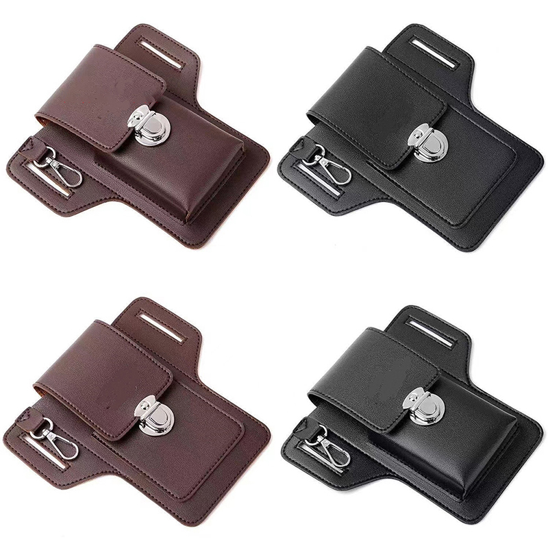 Fashion Men Multi-function PU  - đánh giá và giá Saddle Bag Leather