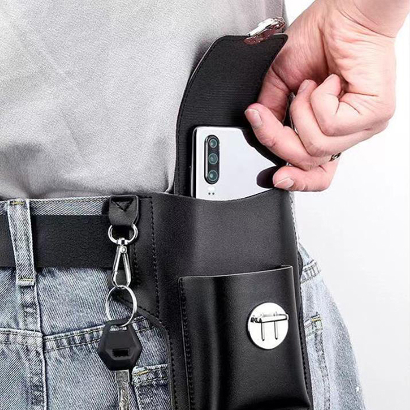 Fashion Men Multi-function PU  - đánh giá và giá Saddle Bag Leather