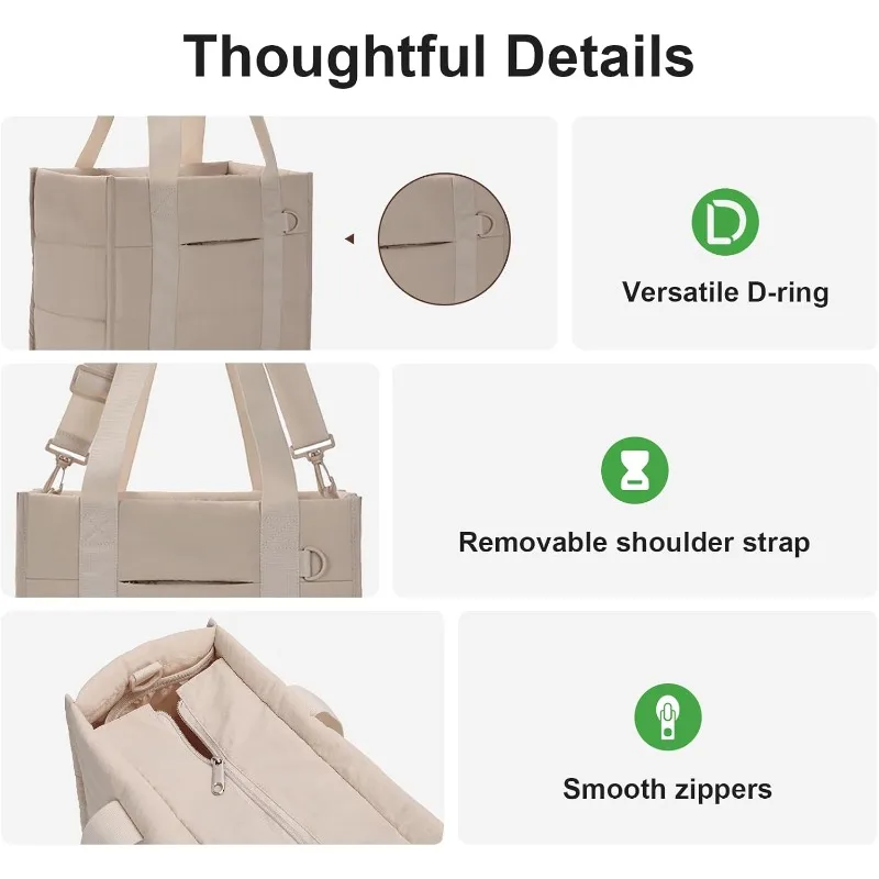 Tote Bag for Women, Lightweigh - đánh giá và giá Women Bags Work