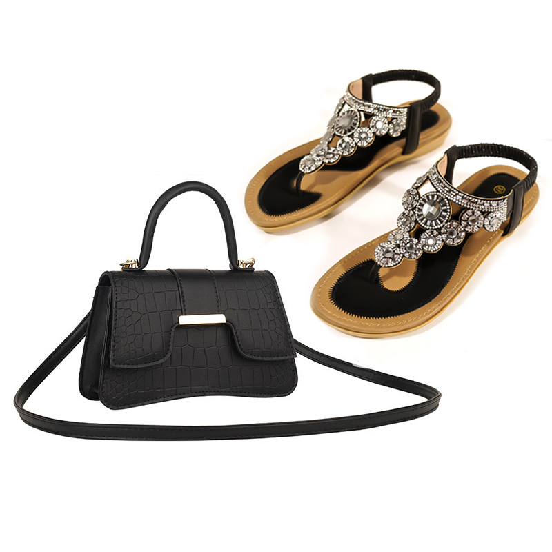 Women's Summer New Rhinestone  - đánh giá và giá Women Bags And Shoes