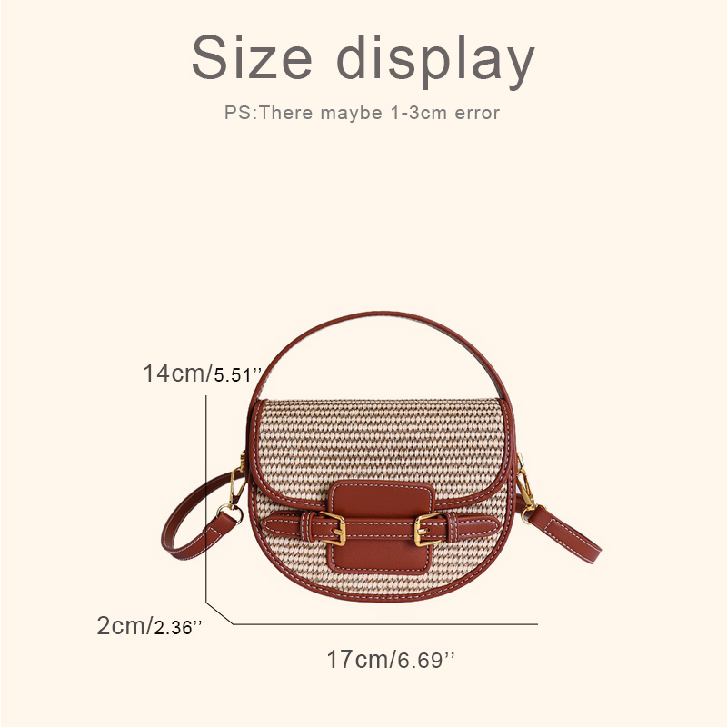England Style Mini Straw Saddl - đánh giá và giá Saddle Bag Leather