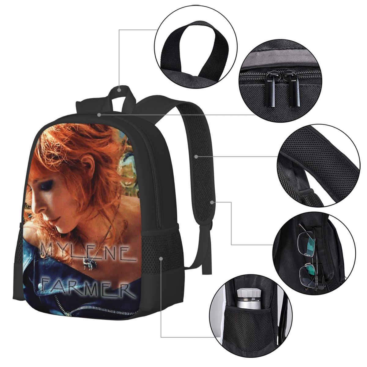 Mylene Farmer French Singer Ba - đánh giá và giá Women Bags Farmers