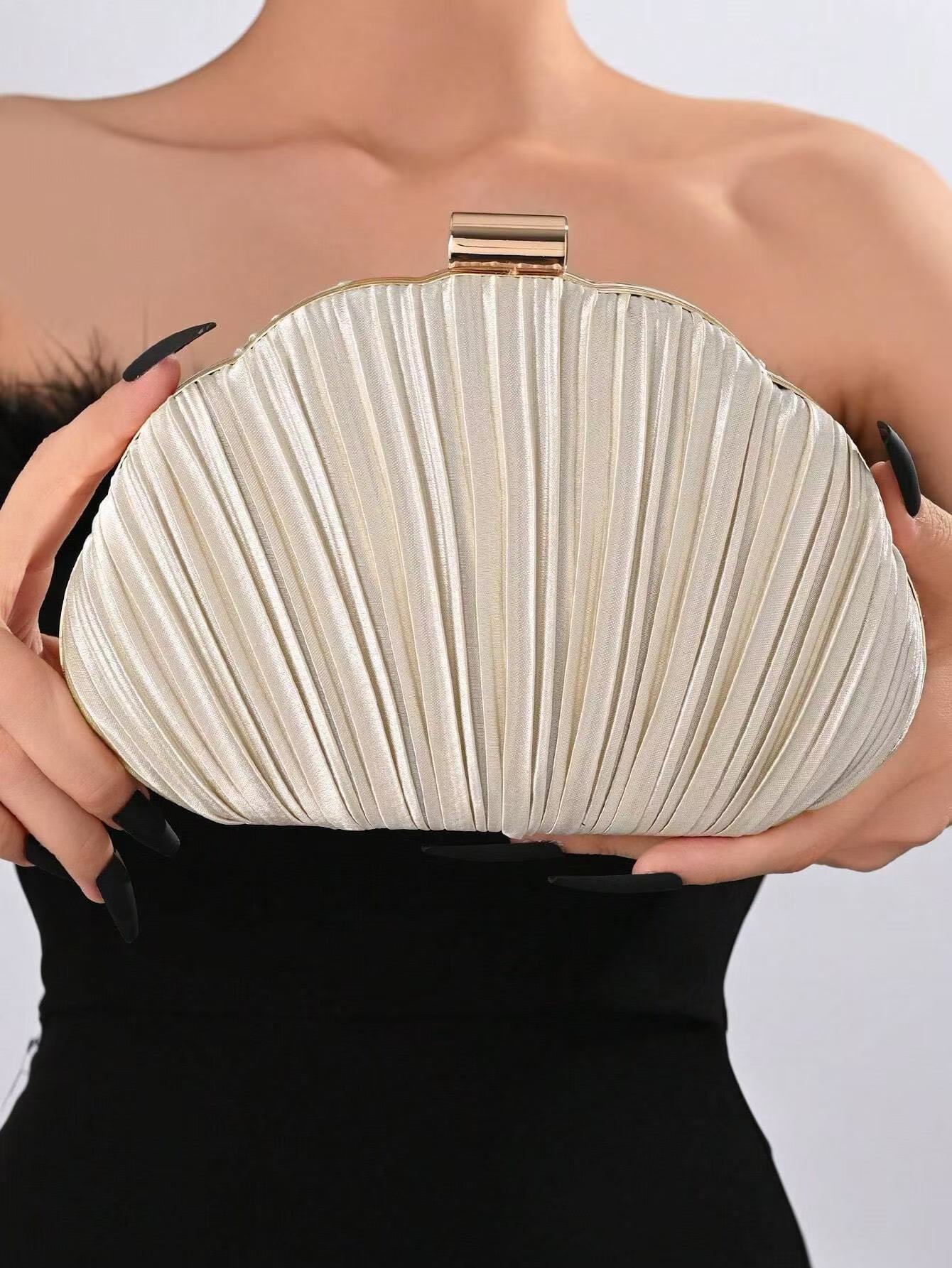 New Shell Banquet Bag Wrinkled - đánh giá và giá Women'S Evening Bags