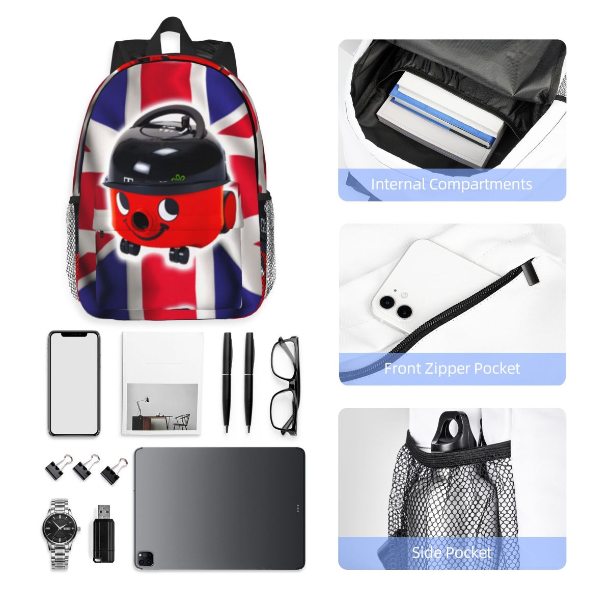 Henry Hoover With UK Flag Back - đánh giá và giá Women Bags Uk Sale