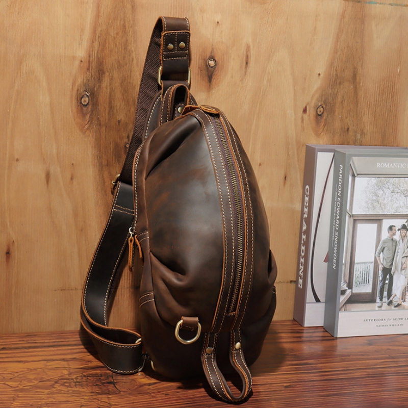 Fashion Design Luxury Men's Sl - đánh giá và giá Saddle Bag Leather
