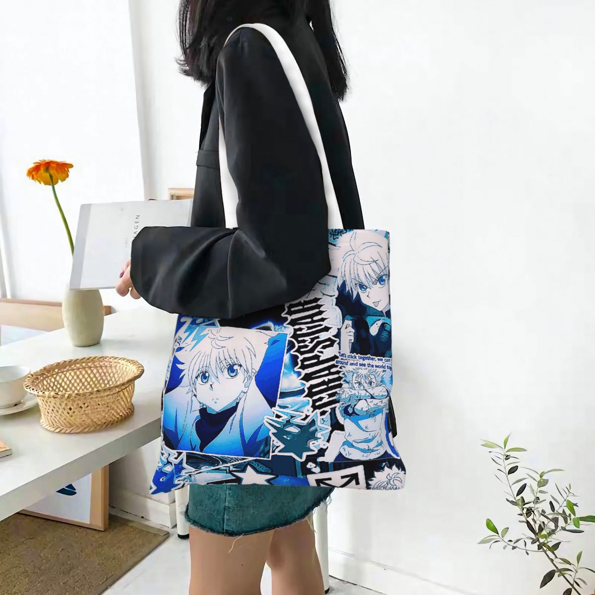 Killua Zoldyck Anime HXH Hunte - đánh giá và giá Women X Bags