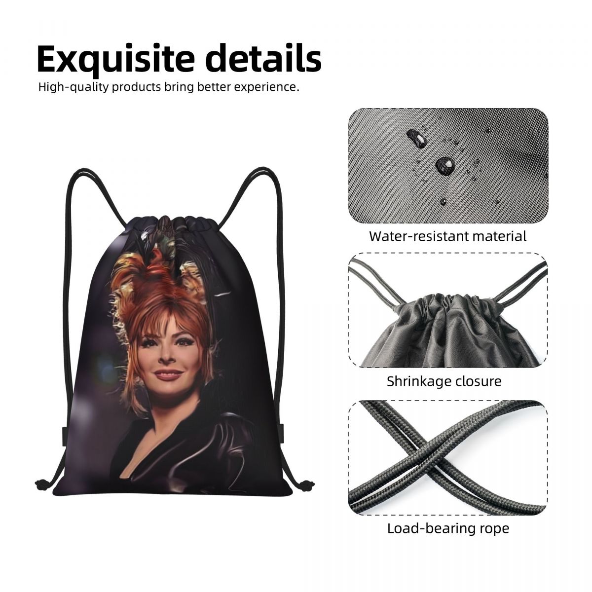 Pretty Mylene Farmer Drawstrin - đánh giá và giá Women Bags Farmers