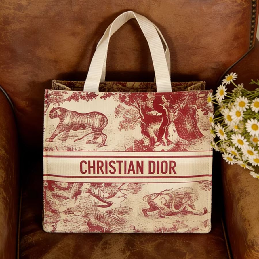 Christian Dior Dior’s bag Red  - đánh giá và giá Women Bags Tote Dior